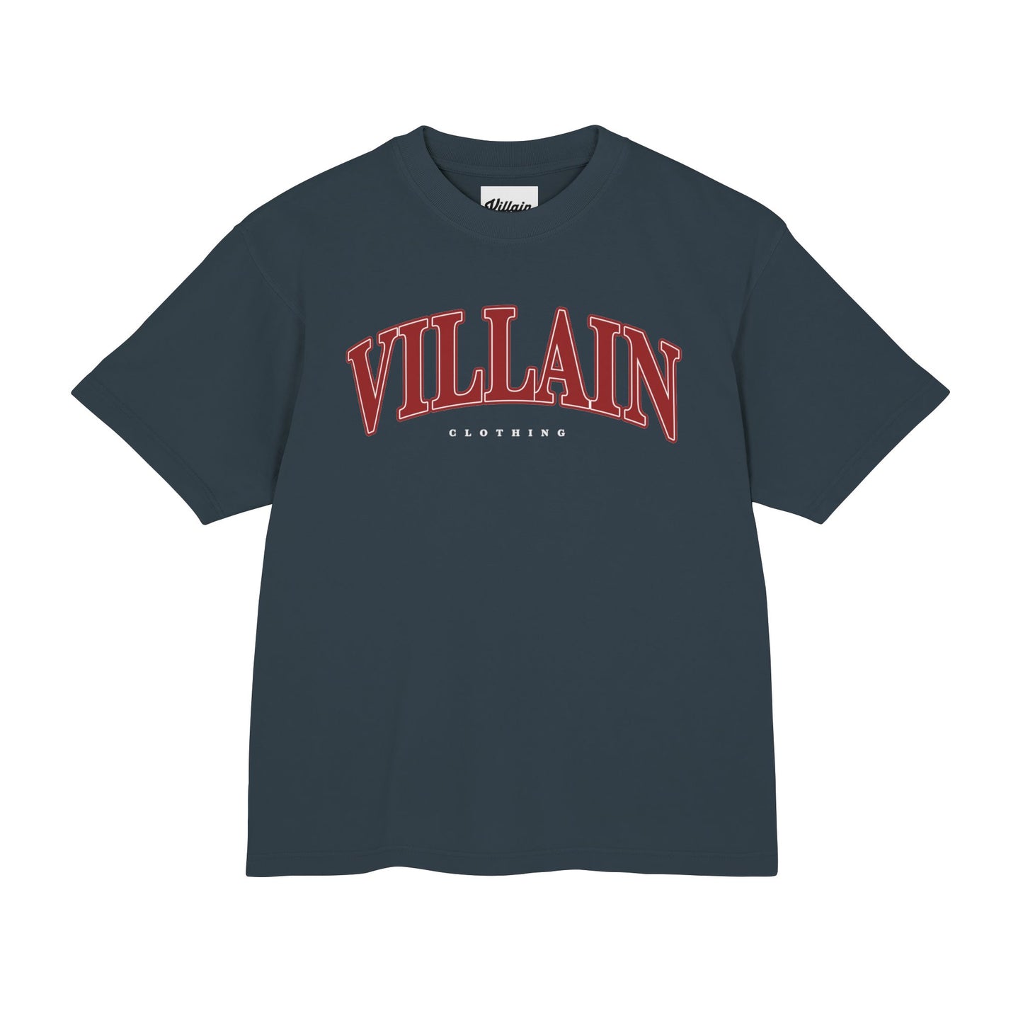 BURGUNDY VILLAIN ARCH T-SHIRT