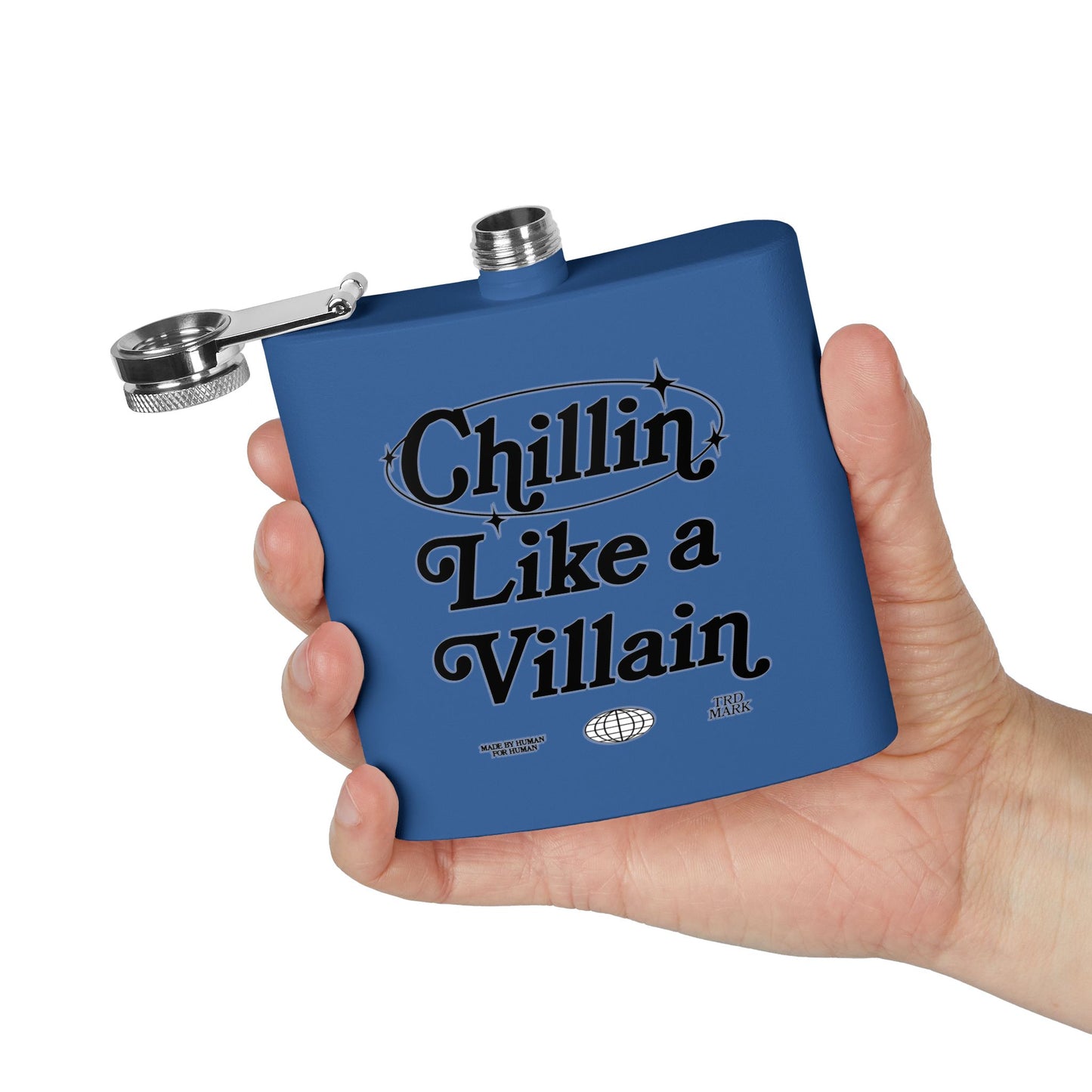 STAINLESS STEEL VILLAIN ELIXIR Flask