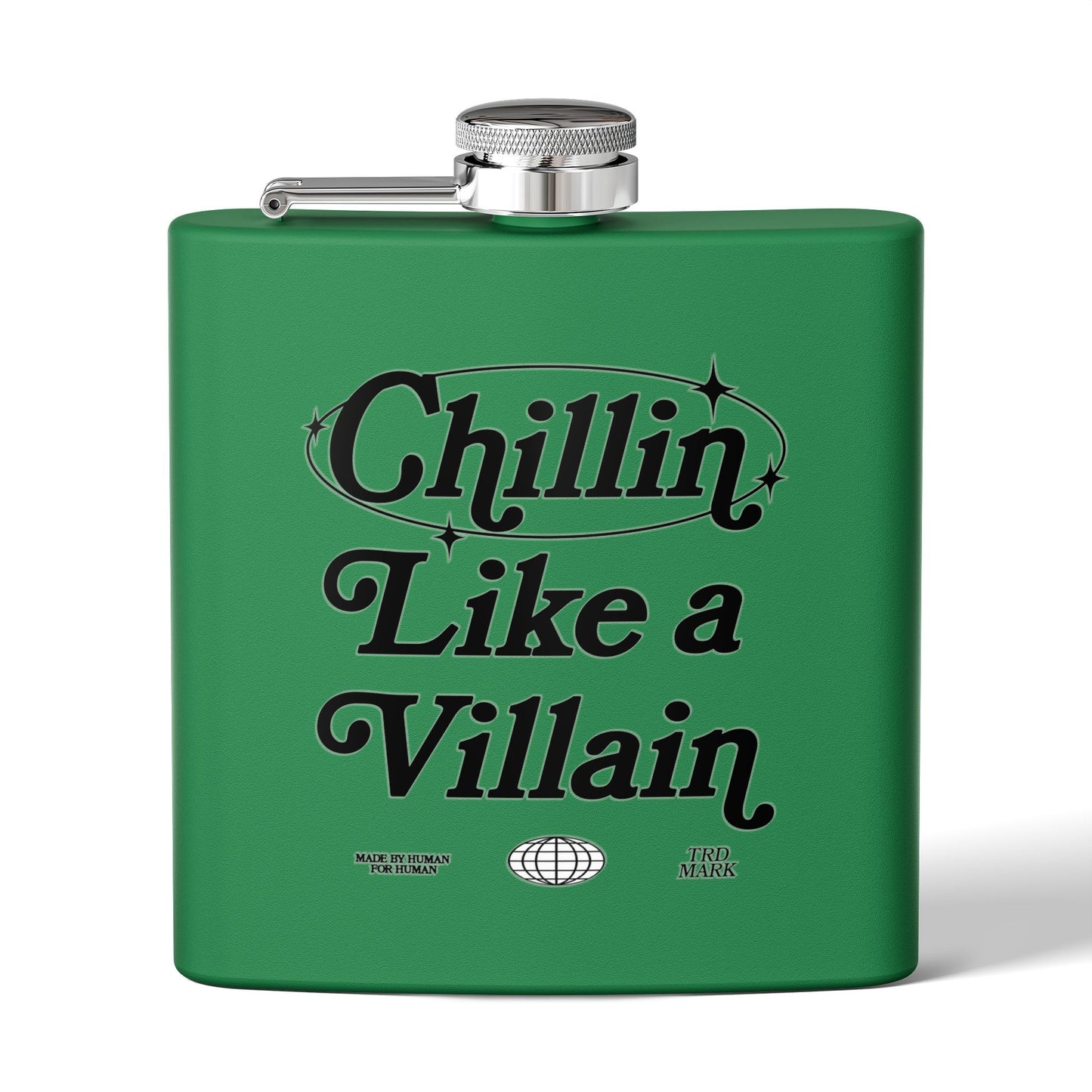 STAINLESS STEEL VILLAIN ELIXIR Flask