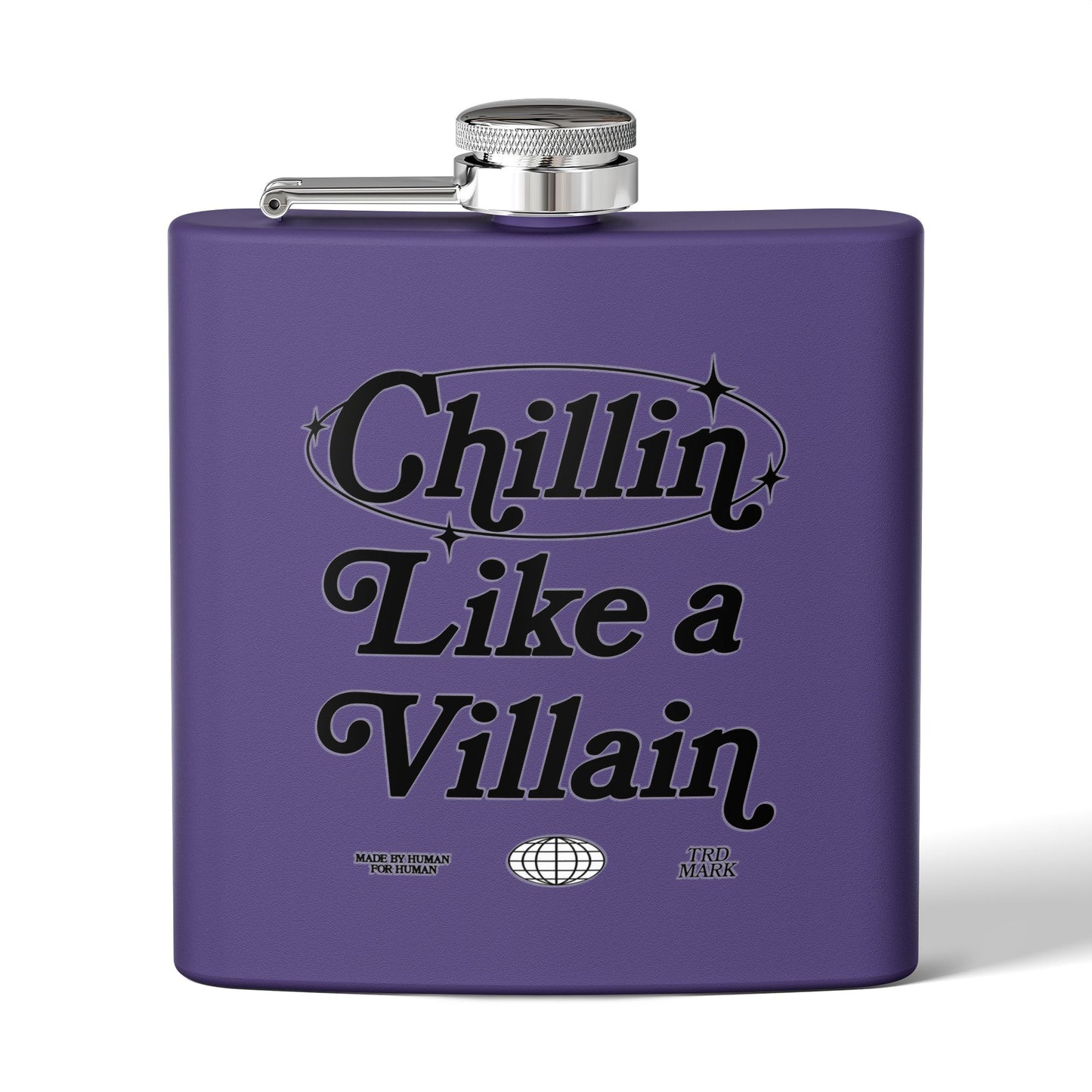 STAINLESS STEEL VILLAIN ELIXIR Flask