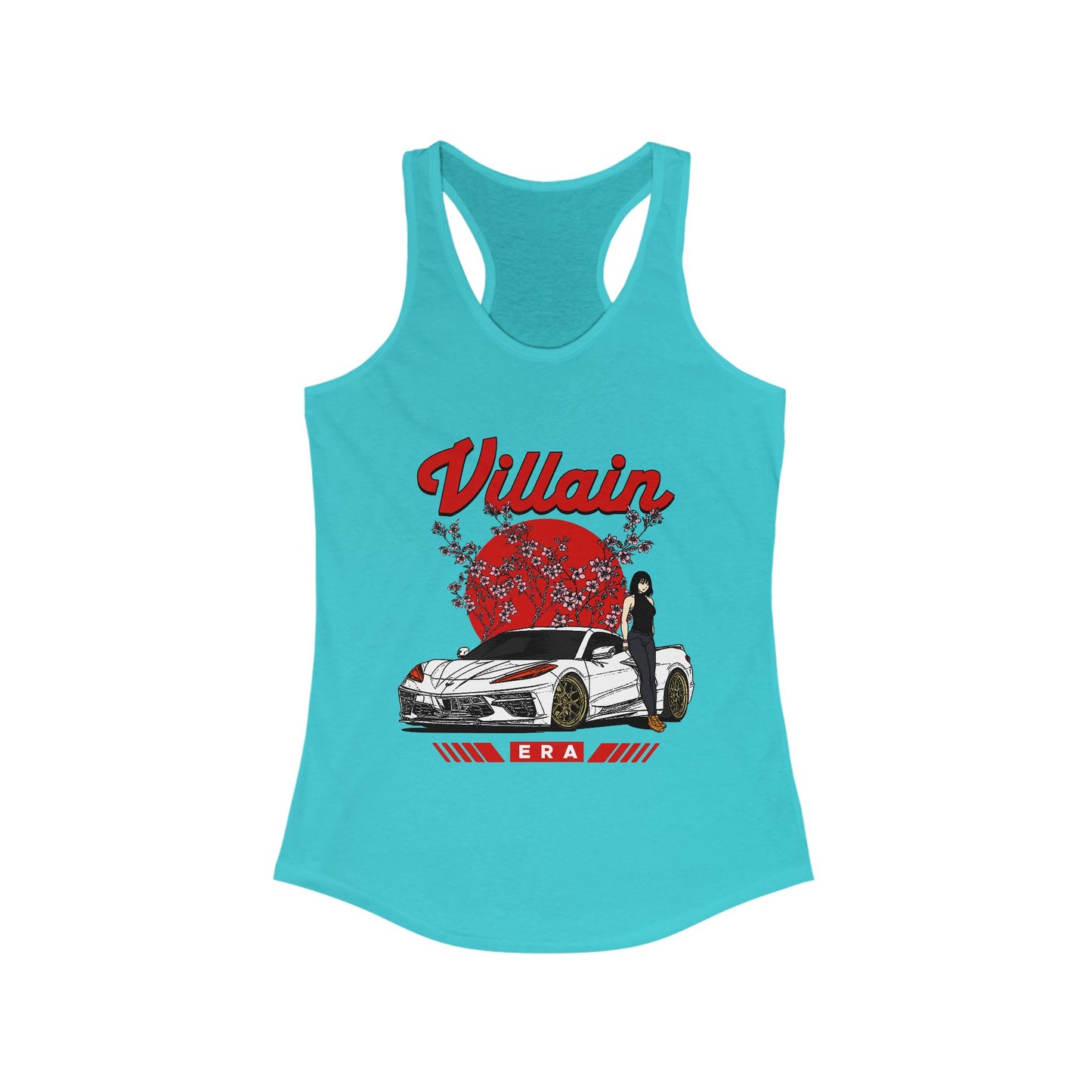 TOKYO TEMPTRESS: DRIFTING RACERBACK TANK Top