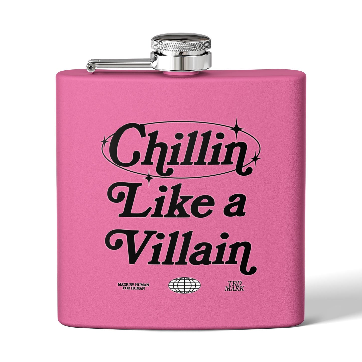 STAINLESS STEEL VILLAIN ELIXIR Flask