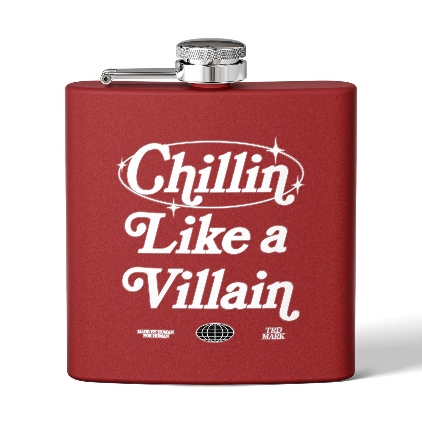 STAINLESS STEEL VILLAIN ELIXIR Flask