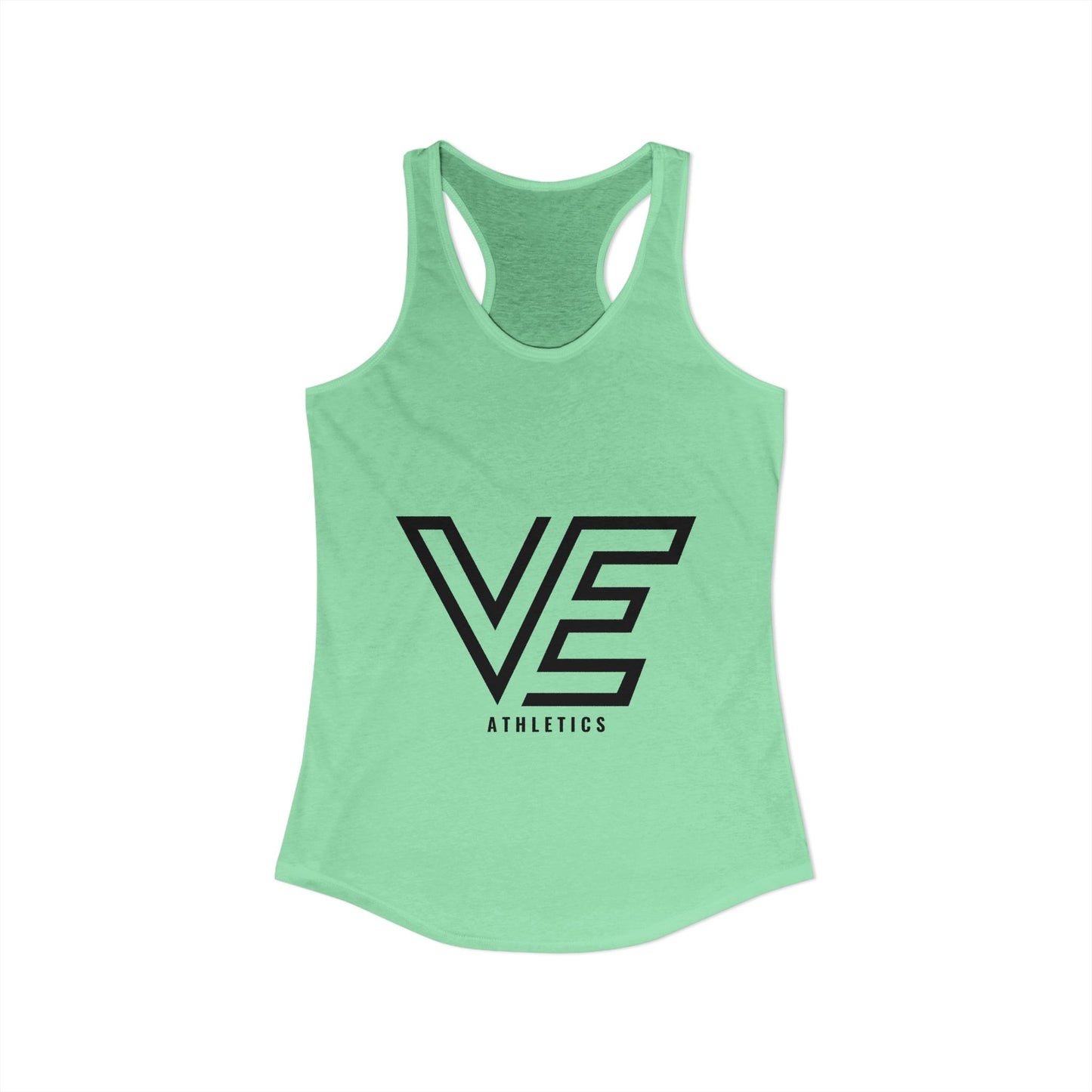 WOMEN'S ULTRA SPORT STACKED LOGO RACERBACK TANK - BLACK