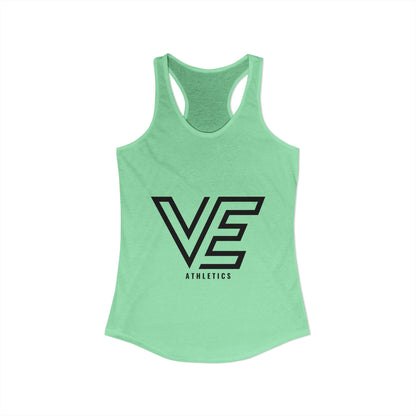 WOMEN'S ULTRA SPORT STACKED LOGO RACERBACK TANK - BLACK