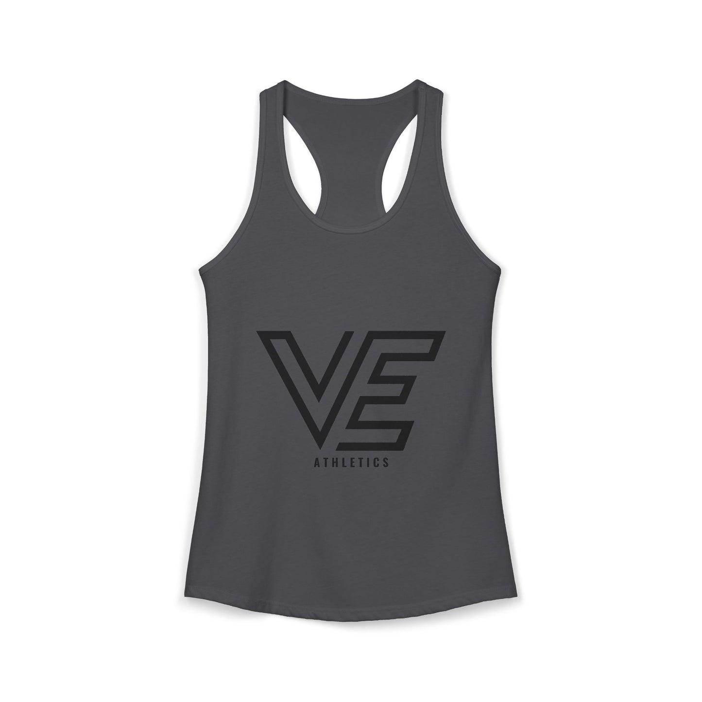 WOMEN'S ULTRA SPORT STACKED LOGO RACERBACK TANK - BLACK