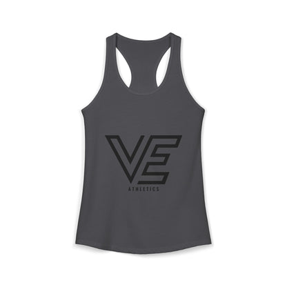 WOMEN'S ULTRA SPORT STACKED LOGO RACERBACK TANK - BLACK