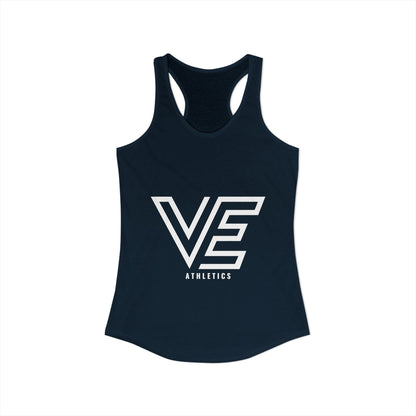 WOMEN'S ULTRA SPORT STACKED LOGO RACERBACK TANK - WHITE