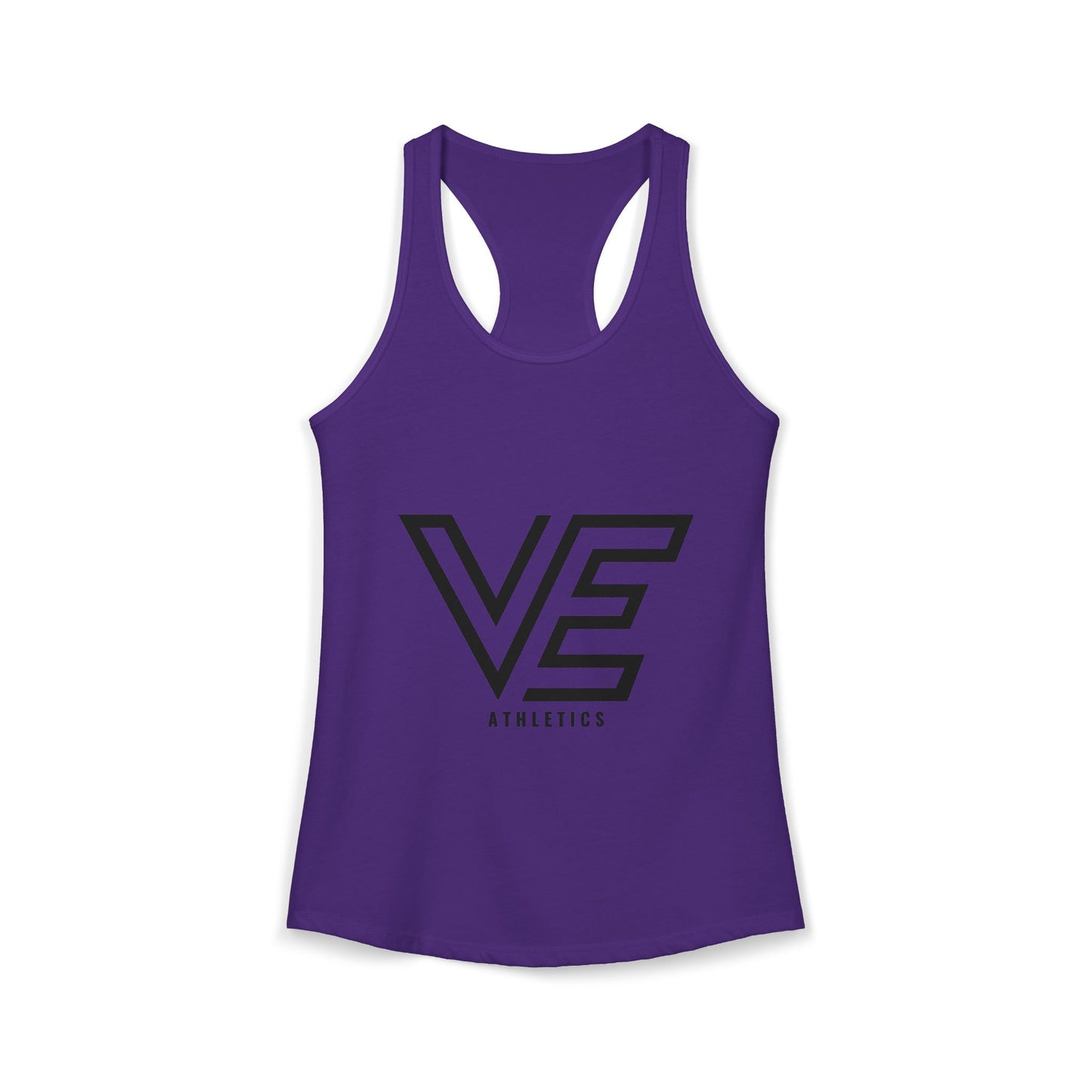 WOMEN'S ULTRA SPORT STACKED LOGO RACERBACK TANK - BLACK