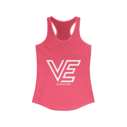WOMEN'S ULTRA SPORT STACKED LOGO RACERBACK TANK - WHITE