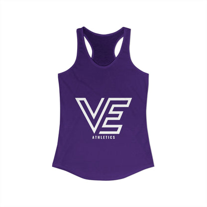 WOMEN'S ULTRA SPORT STACKED LOGO RACERBACK TANK - WHITE