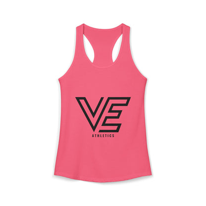 WOMEN'S ULTRA SPORT STACKED LOGO RACERBACK TANK - BLACK