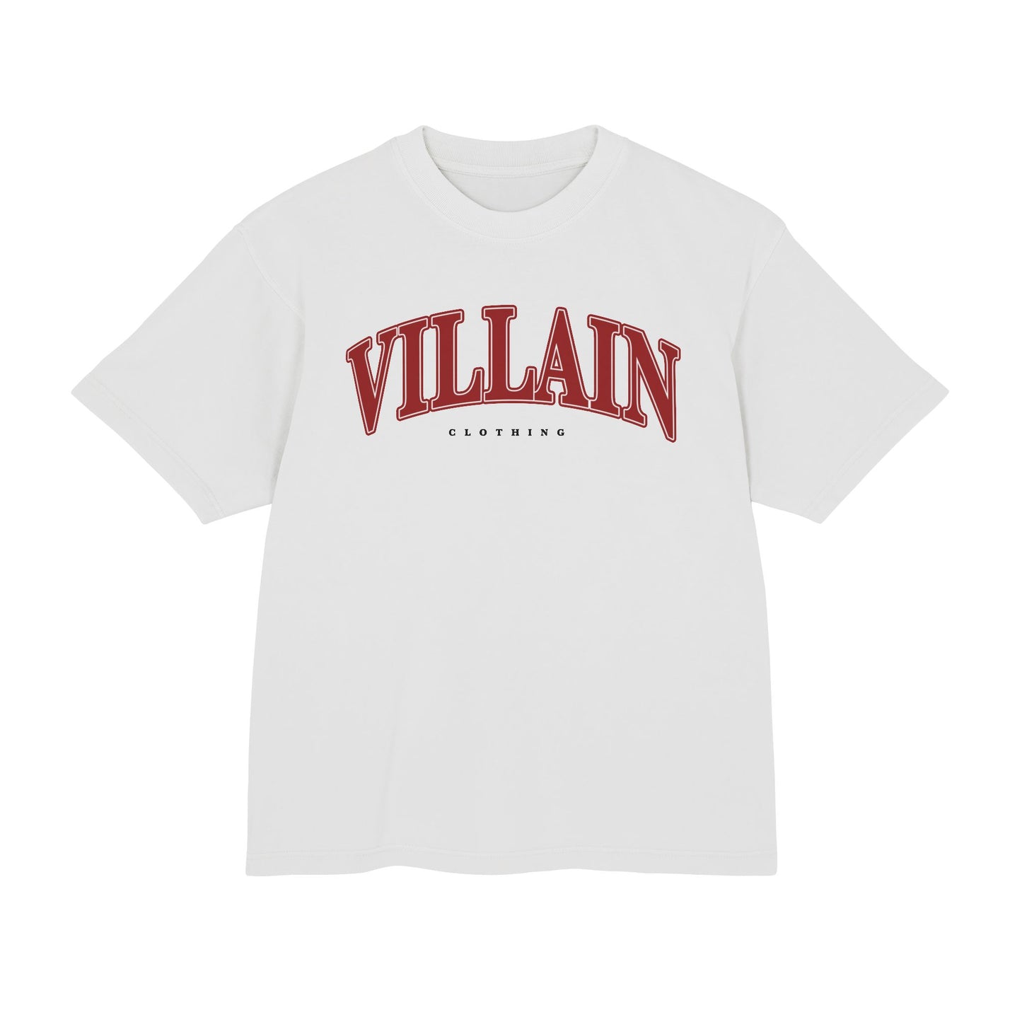 BURGUNDY VILLAIN ARCH T-SHIRT