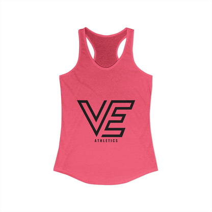 WOMEN'S ULTRA SPORT STACKED LOGO RACERBACK TANK - BLACK