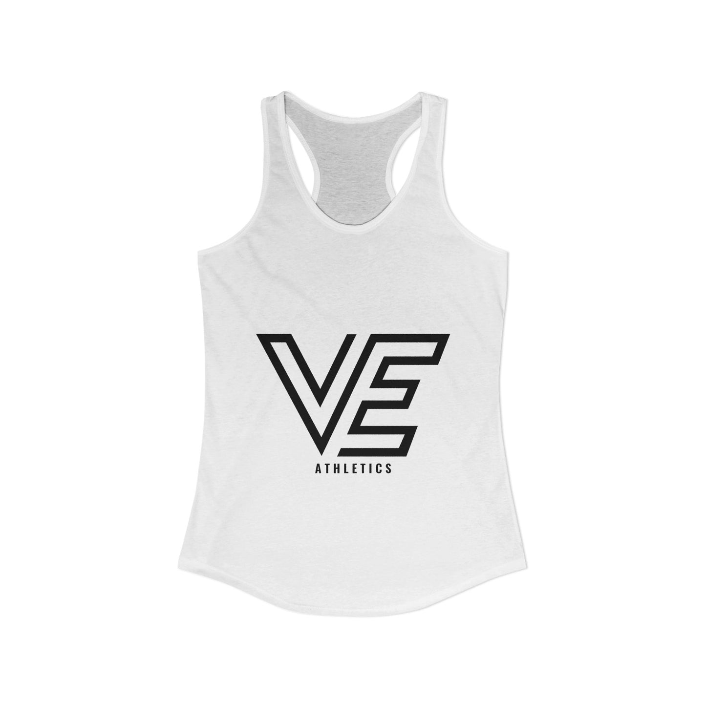 WOMEN'S ULTRA SPORT STACKED LOGO RACERBACK TANK - BLACK