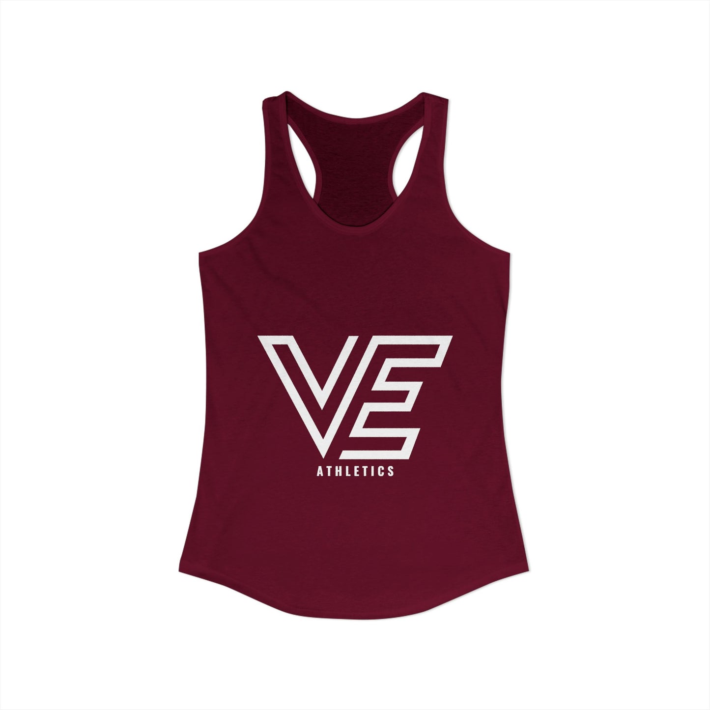WOMEN'S ULTRA SPORT STACKED LOGO RACERBACK TANK - WHITE