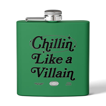 STAINLESS STEEL VILLAIN ELIXIR Flask