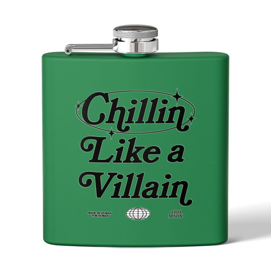 STAINLESS STEEL VILLAIN ELIXIR Flask
