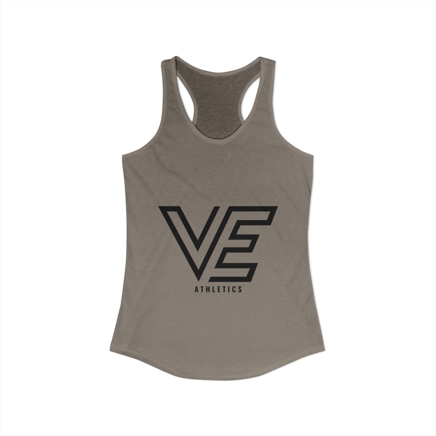 WOMEN'S ULTRA SPORT STACKED LOGO RACERBACK TANK - BLACK
