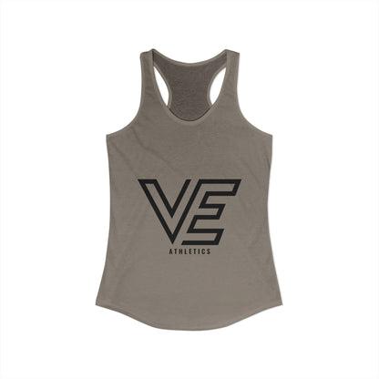 WOMEN'S ULTRA SPORT STACKED LOGO RACERBACK TANK - BLACK