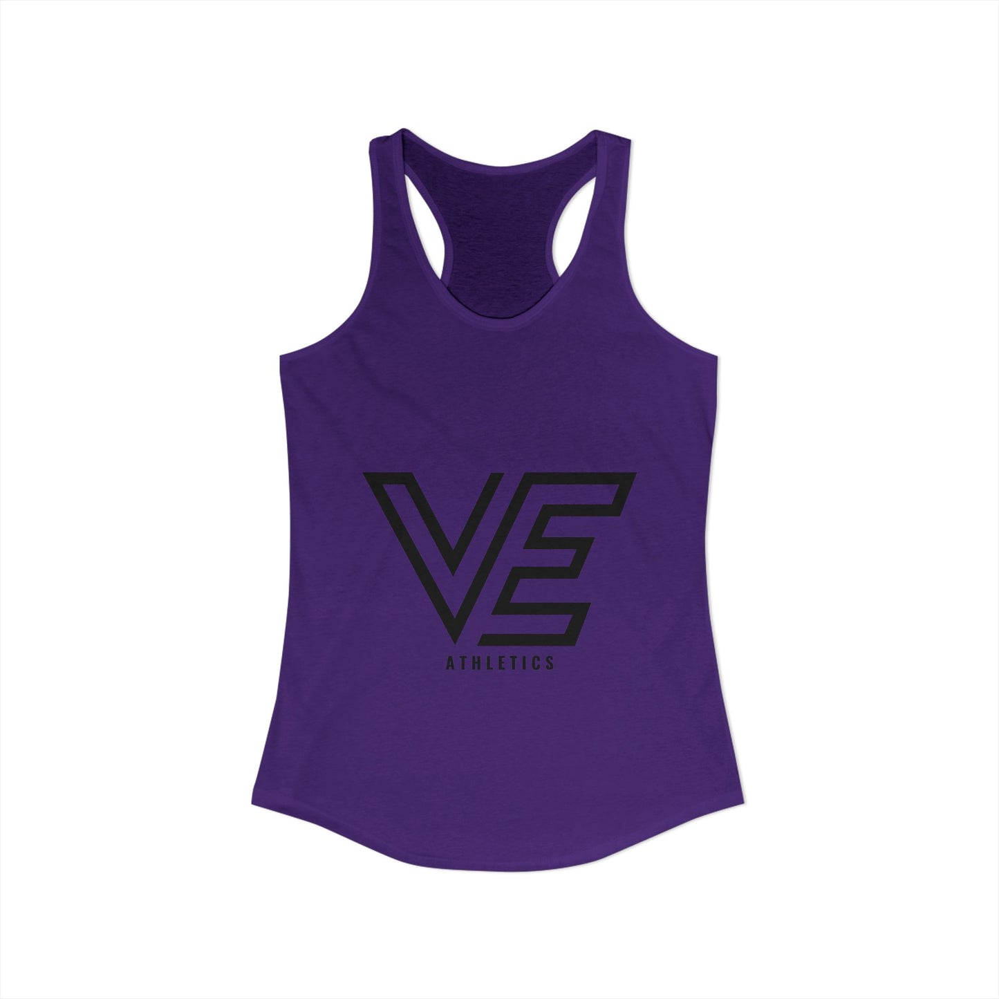 WOMEN'S ULTRA SPORT STACKED LOGO RACERBACK TANK - BLACK