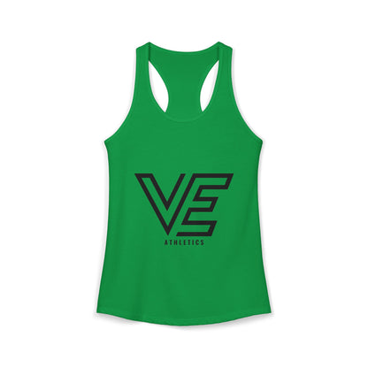 WOMEN'S ULTRA SPORT STACKED LOGO RACERBACK TANK - BLACK