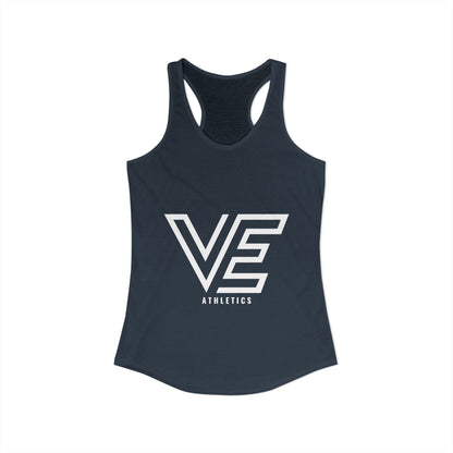 WOMEN'S ULTRA SPORT STACKED LOGO RACERBACK TANK - WHITE