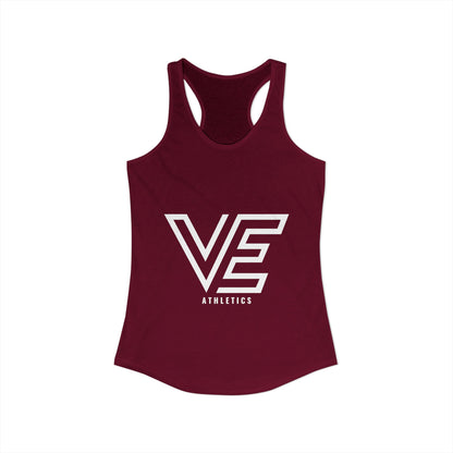 WOMEN'S ULTRA SPORT STACKED LOGO RACERBACK TANK - WHITE