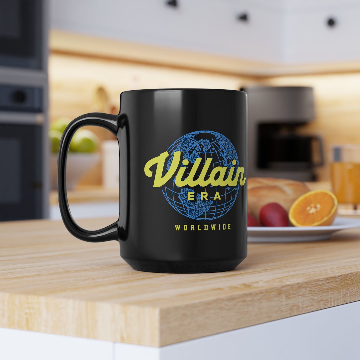 VILLAIN ERA WORLDWIDE BLACK COFFEE MUG