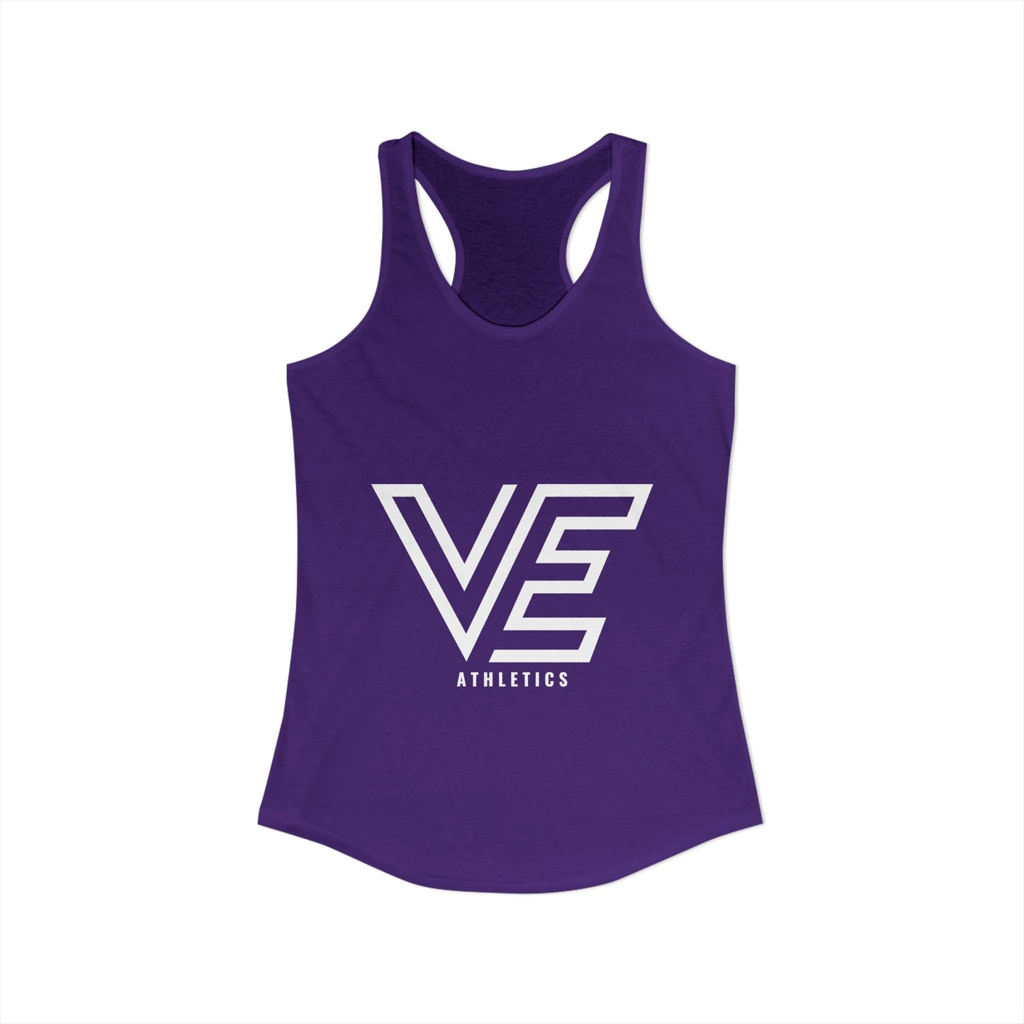 WOMEN'S ULTRA SPORT STACKED LOGO RACERBACK TANK - WHITE