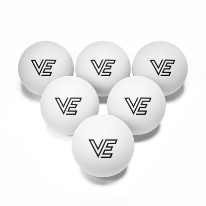 6IX SINISTER ORBITALS: BEER/PING PONG BALLS - WHITE