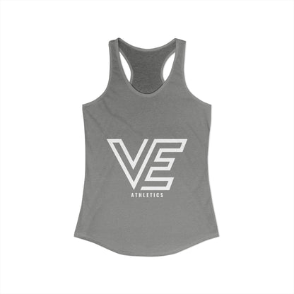 WOMEN'S ULTRA SPORT STACKED LOGO RACERBACK TANK - WHITE