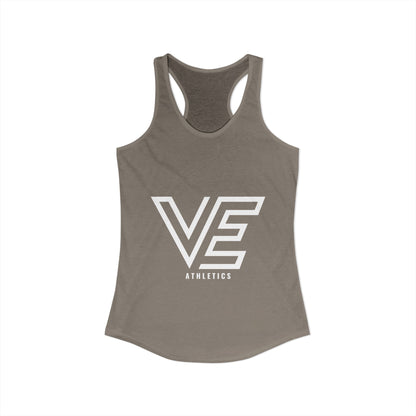 WOMEN'S ULTRA SPORT STACKED LOGO RACERBACK TANK - WHITE