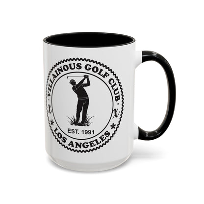 THE VILLAINOUS GOLF CLUB COFFEE MUG