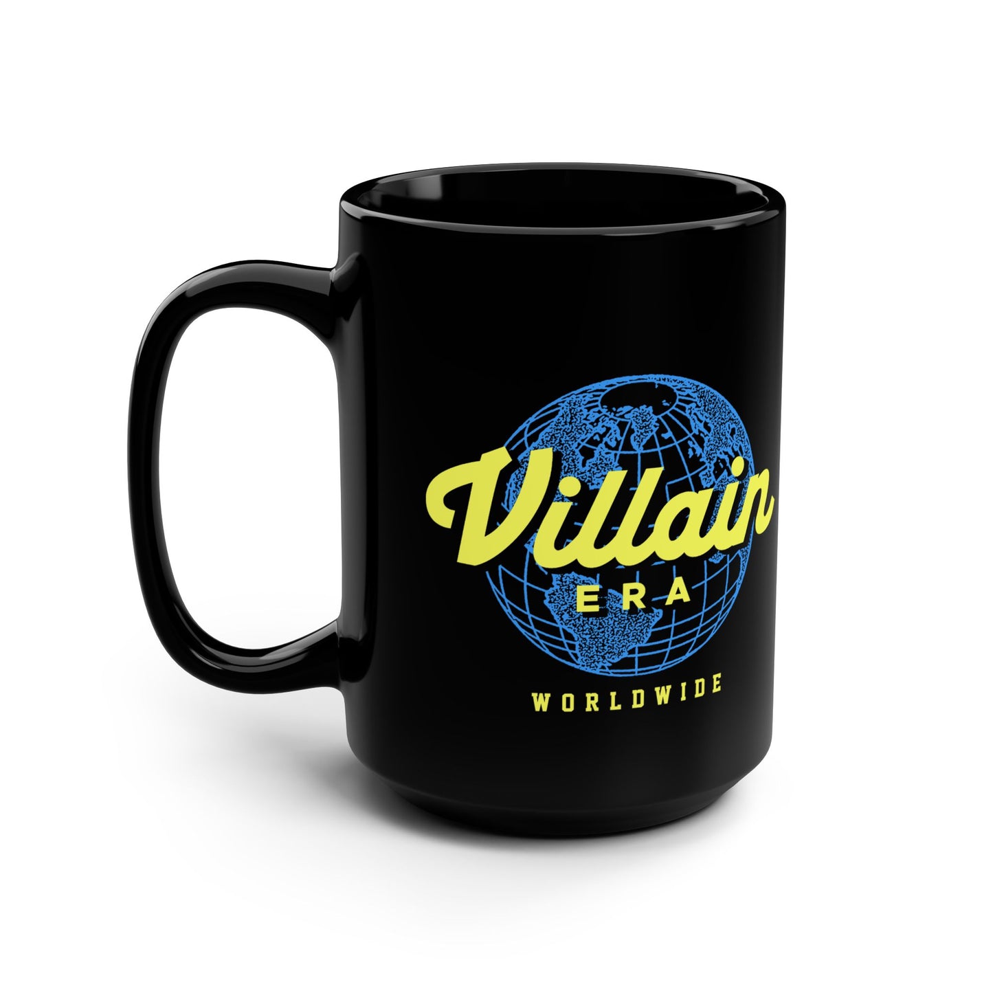 VILLAIN ERA WORLDWIDE BLACK COFFEE MUG
