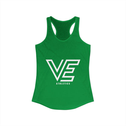 WOMEN'S ULTRA SPORT STACKED LOGO RACERBACK TANK - WHITE