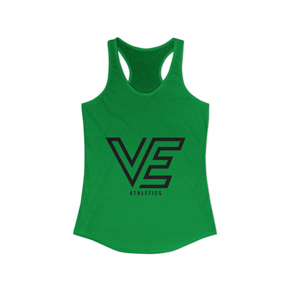 WOMEN'S ULTRA SPORT STACKED LOGO RACERBACK TANK - BLACK