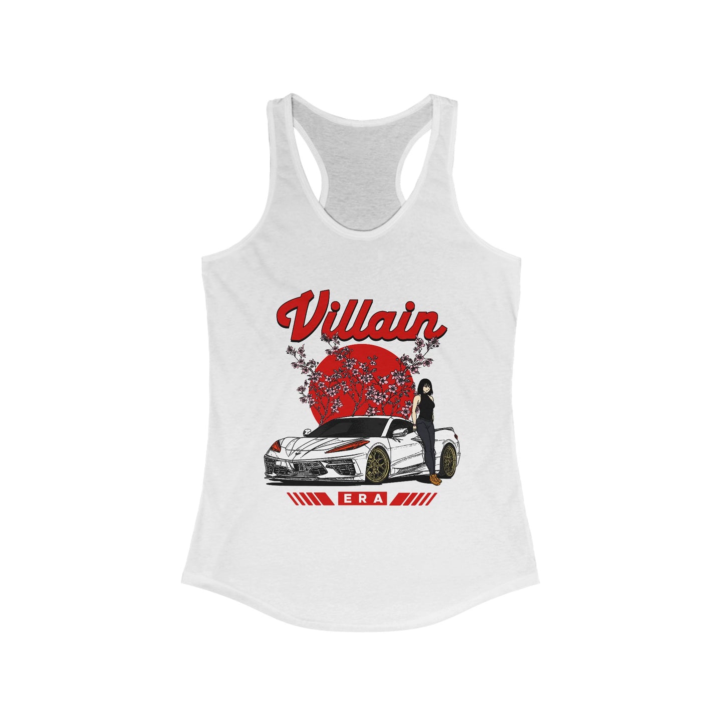 TOKYO TEMPTRESS: DRIFTING RACERBACK TANK Top