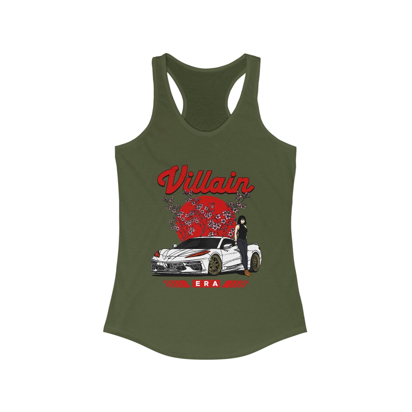TOKYO TEMPTRESS: DRIFTING RACERBACK TANK Top