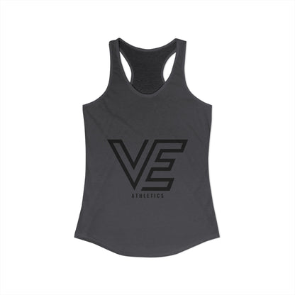 WOMEN'S ULTRA SPORT STACKED LOGO RACERBACK TANK - BLACK