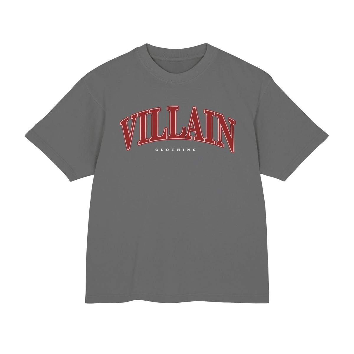 BURGUNDY VILLAIN ARCH T-SHIRT