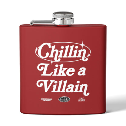 STAINLESS STEEL VILLAIN ELIXIR Flask