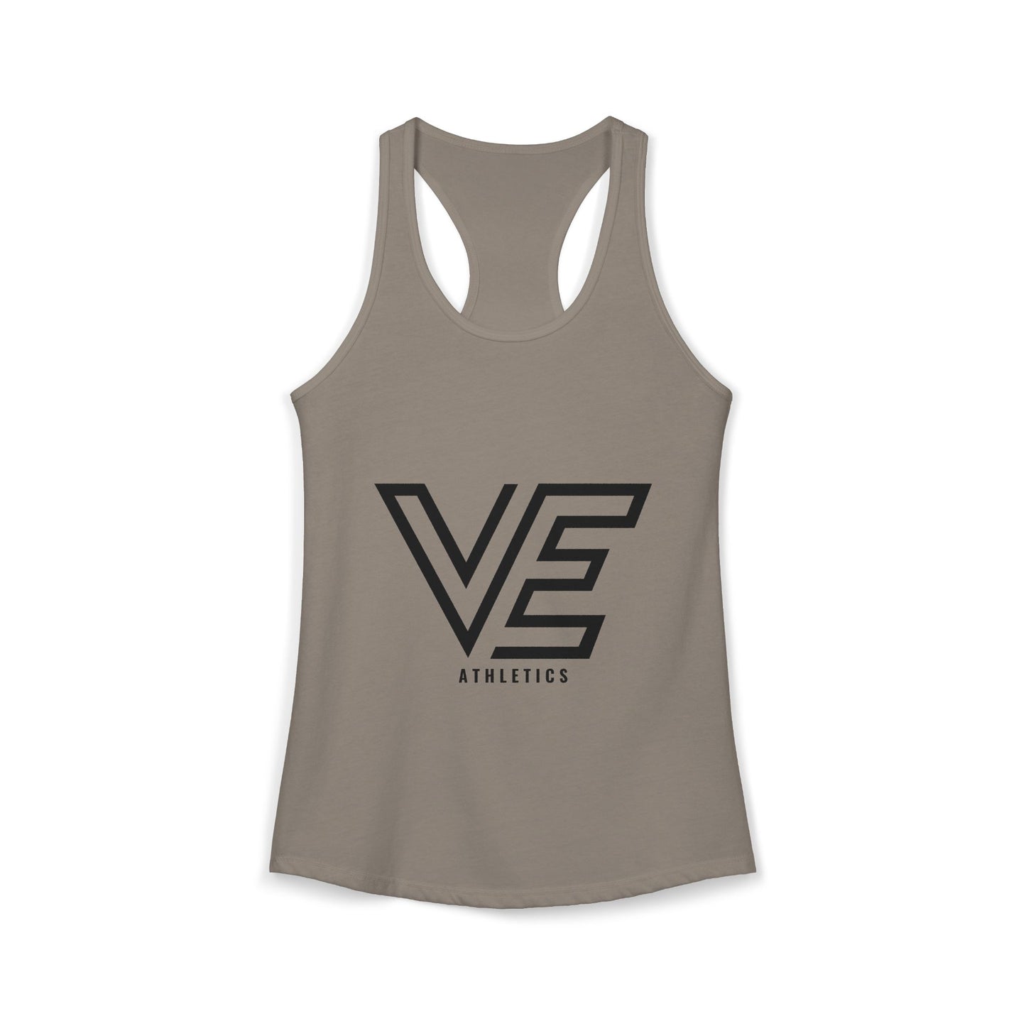 WOMEN'S ULTRA SPORT STACKED LOGO RACERBACK TANK - BLACK
