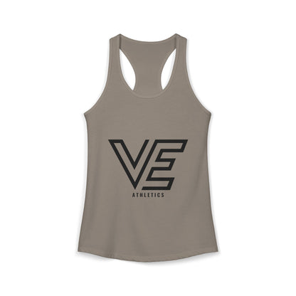 WOMEN'S ULTRA SPORT STACKED LOGO RACERBACK TANK - BLACK